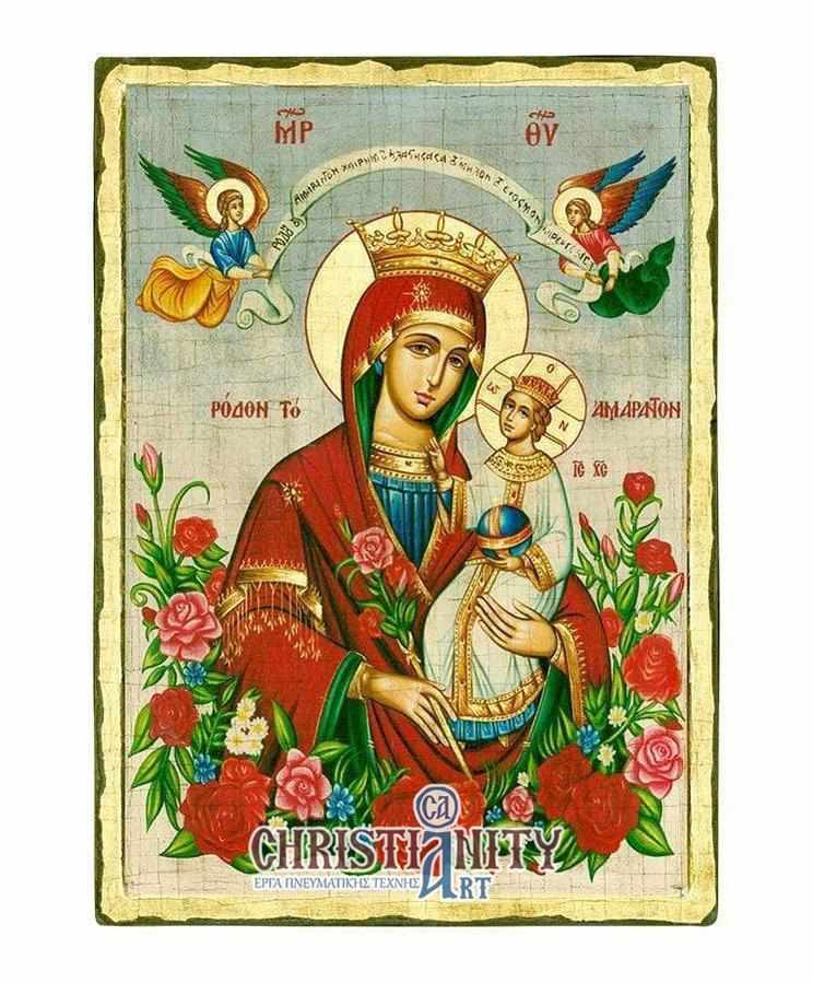 Παναγία των Ρόδων-Christianity Art